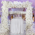 White Faux Floral Arch