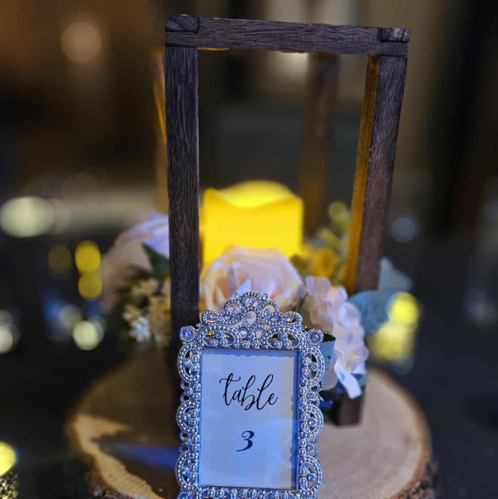Wooden Lanterns & LED Candles