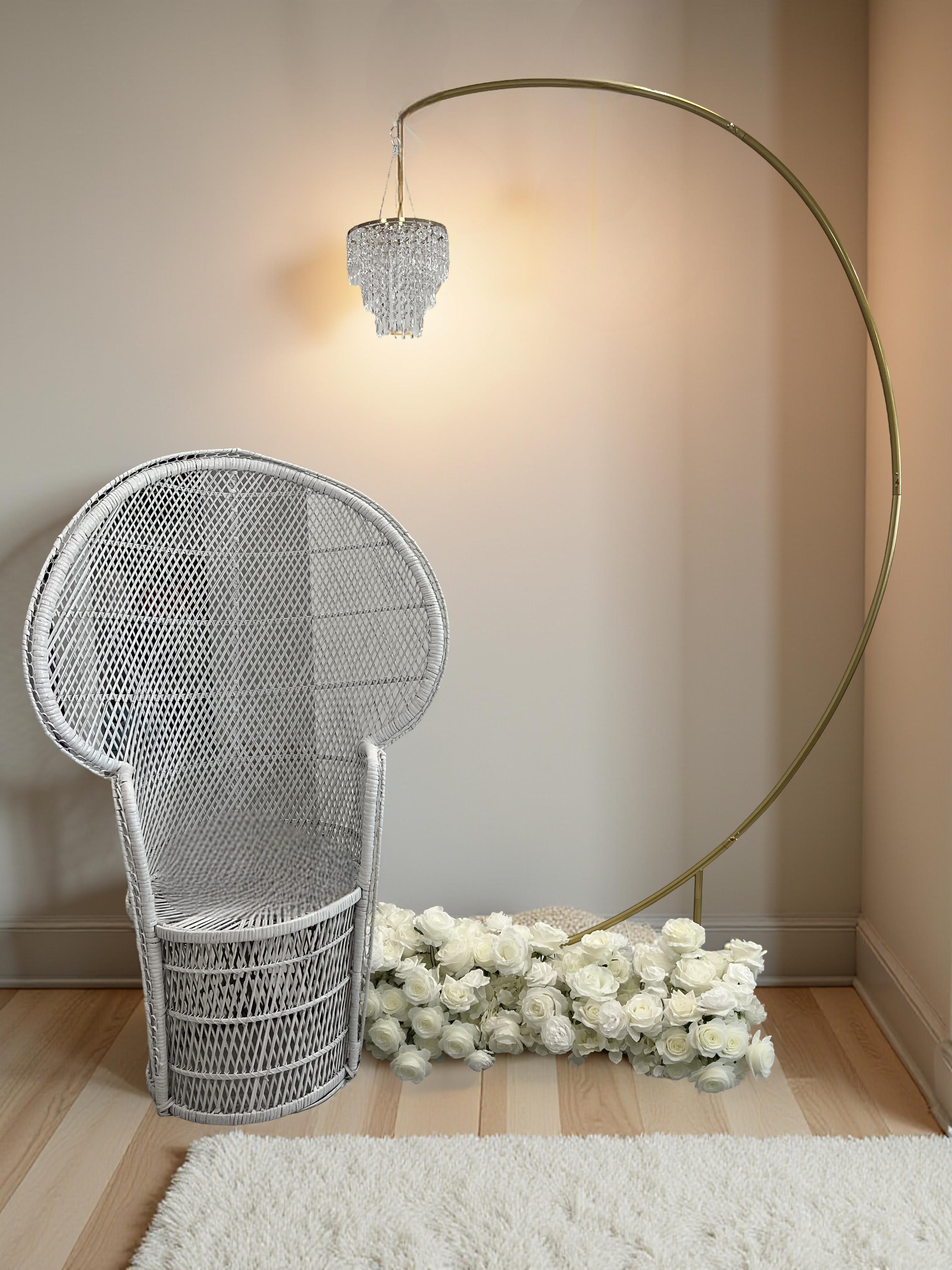 White Peacock Chair