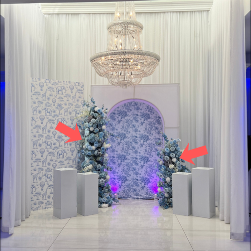 Blue Flower Arches Combo